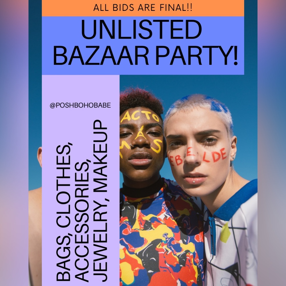 🦄UNLISTED BAZAAR PARTY🎉